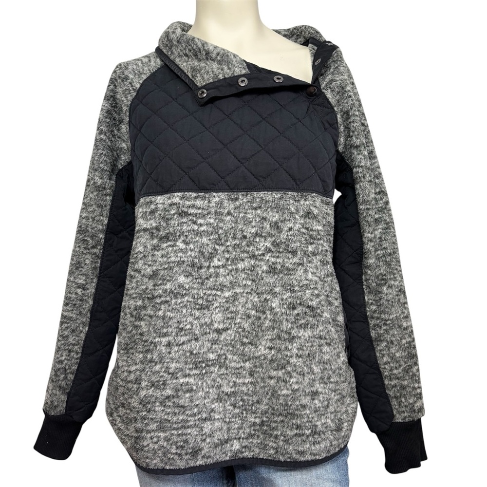 Abercrombie and fitch snap up fleece jacket